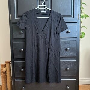 Black Linen Zara Dress